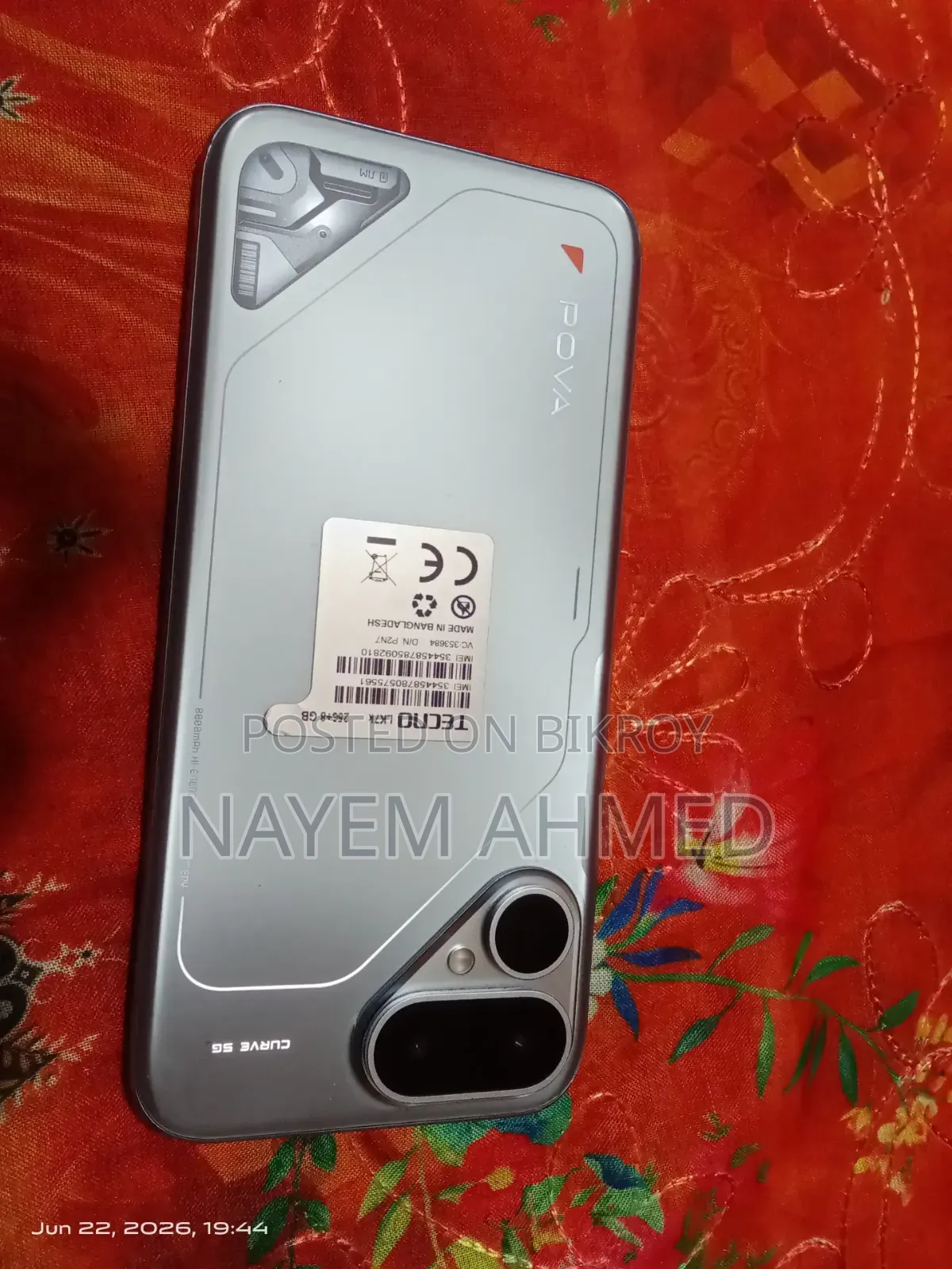 Tecno Pova Curve 2 256 GB