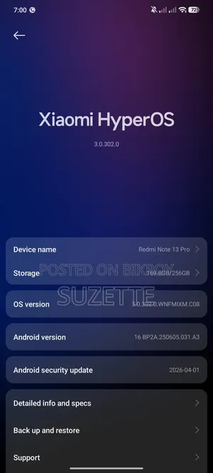 Xiaomi Redmi Note 13 Pro 256 GB Blue