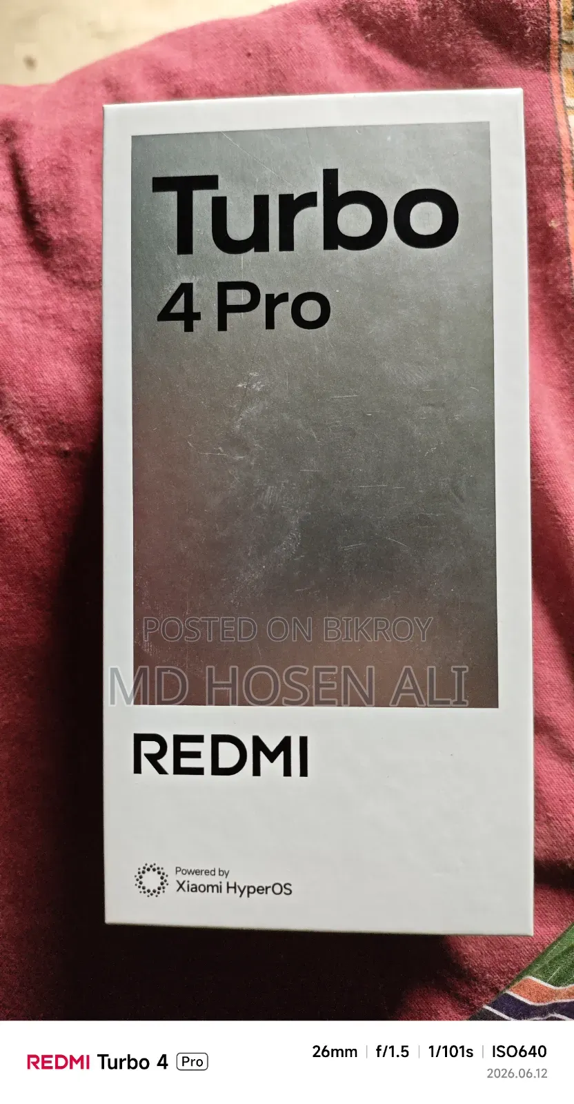 Xiaomi Redmi Turbo 4 Pro 256 GB Black