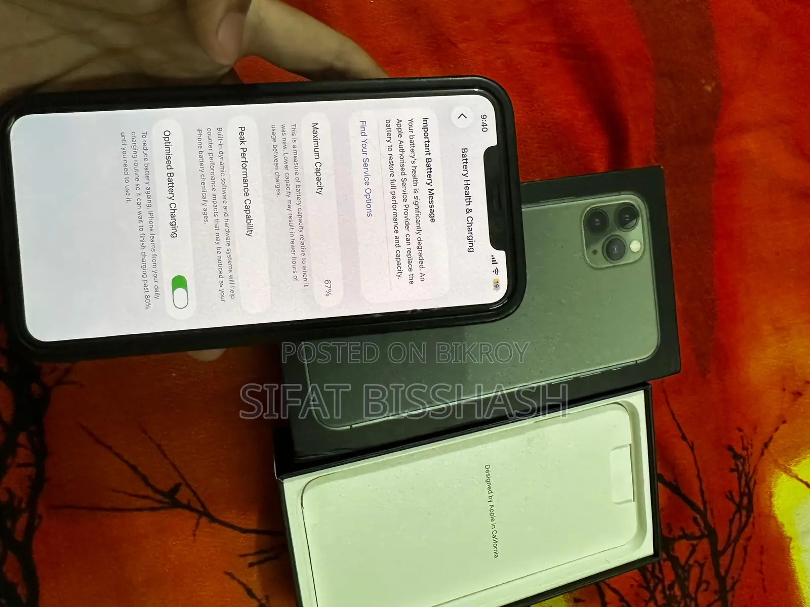 Apple iPhone 11 Pro Max 256 GB Green