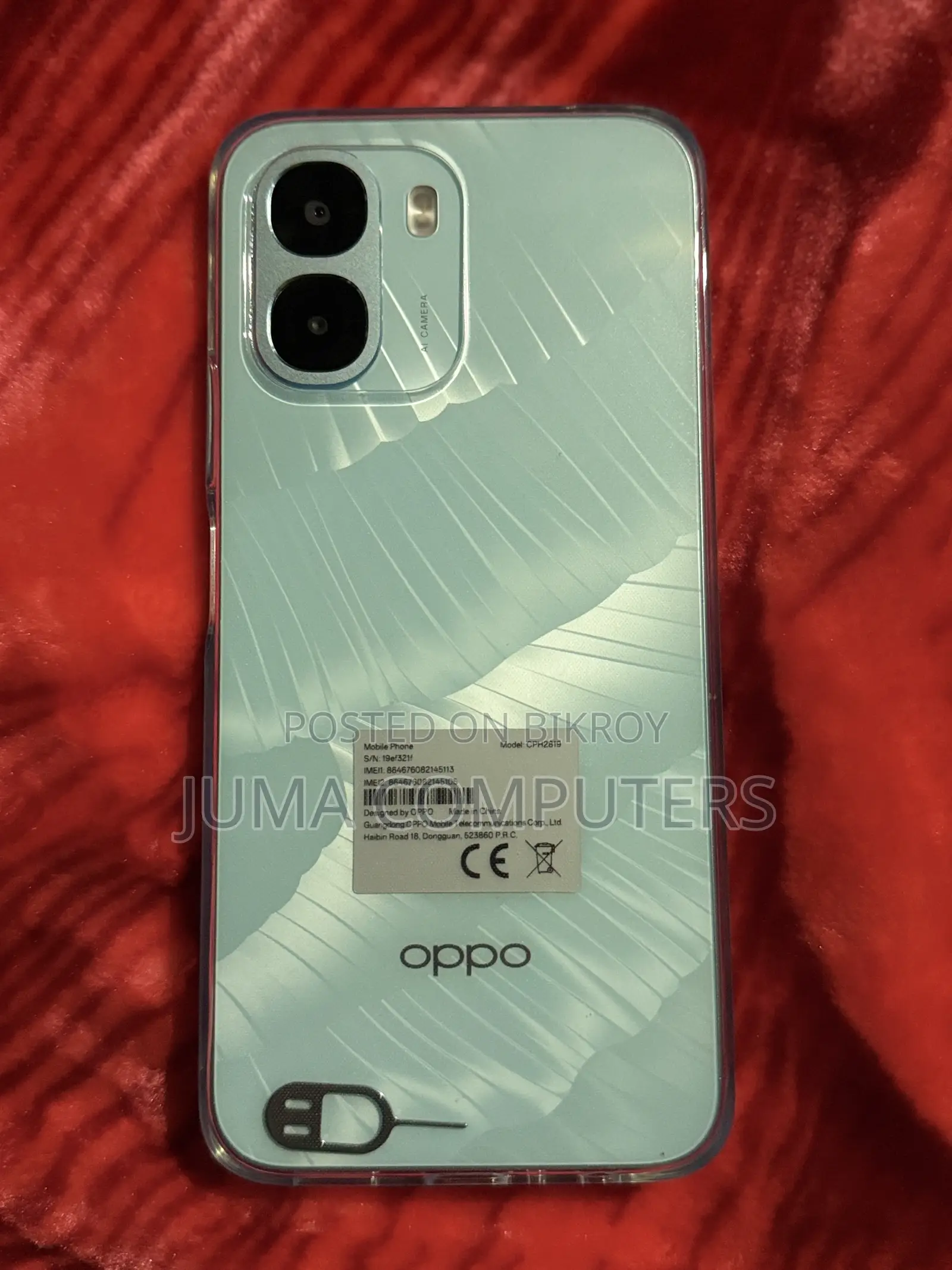 New Oppo A6x 256 GB Green
