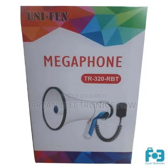 Brand New Uni-Fex Tr-320-RBT Megaphone
