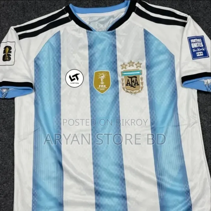 Argentina Home Jersey 2024 | 3 Star | Adidas | M/L/XL