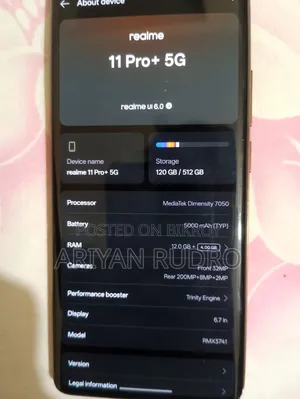 Realme 11 Pro+ 256 GB White
