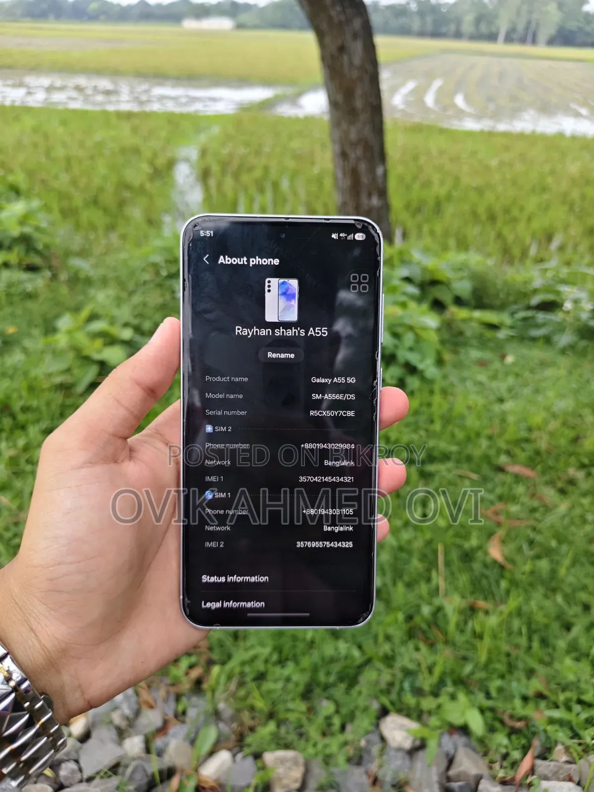 Samsung Galaxy A55 128 GB White