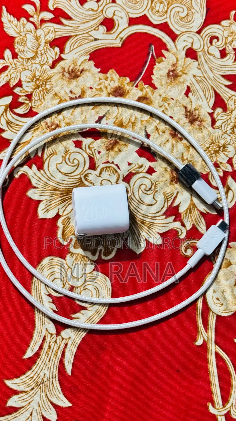 Anker 20W Adapter Type C to Type C Cable