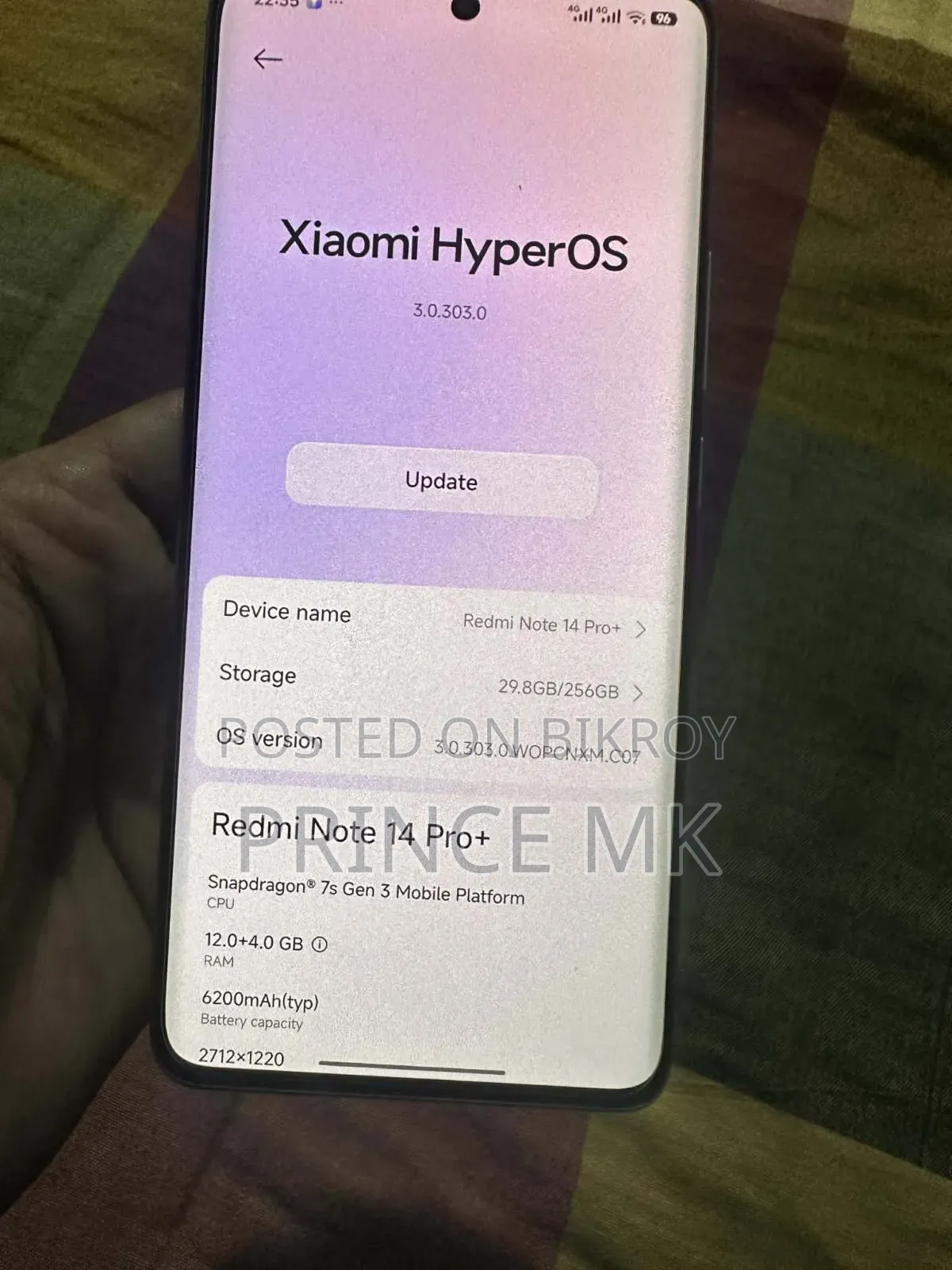 New Xiaomi Redmi Note 14 Pro+ 5G 256 GB White