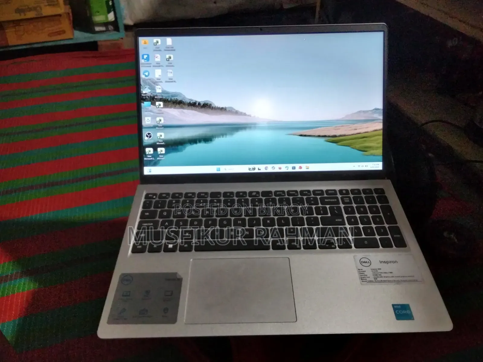 Laptop Dell Inspiron 3541 8GB Intel Core I3 SSD 512GB