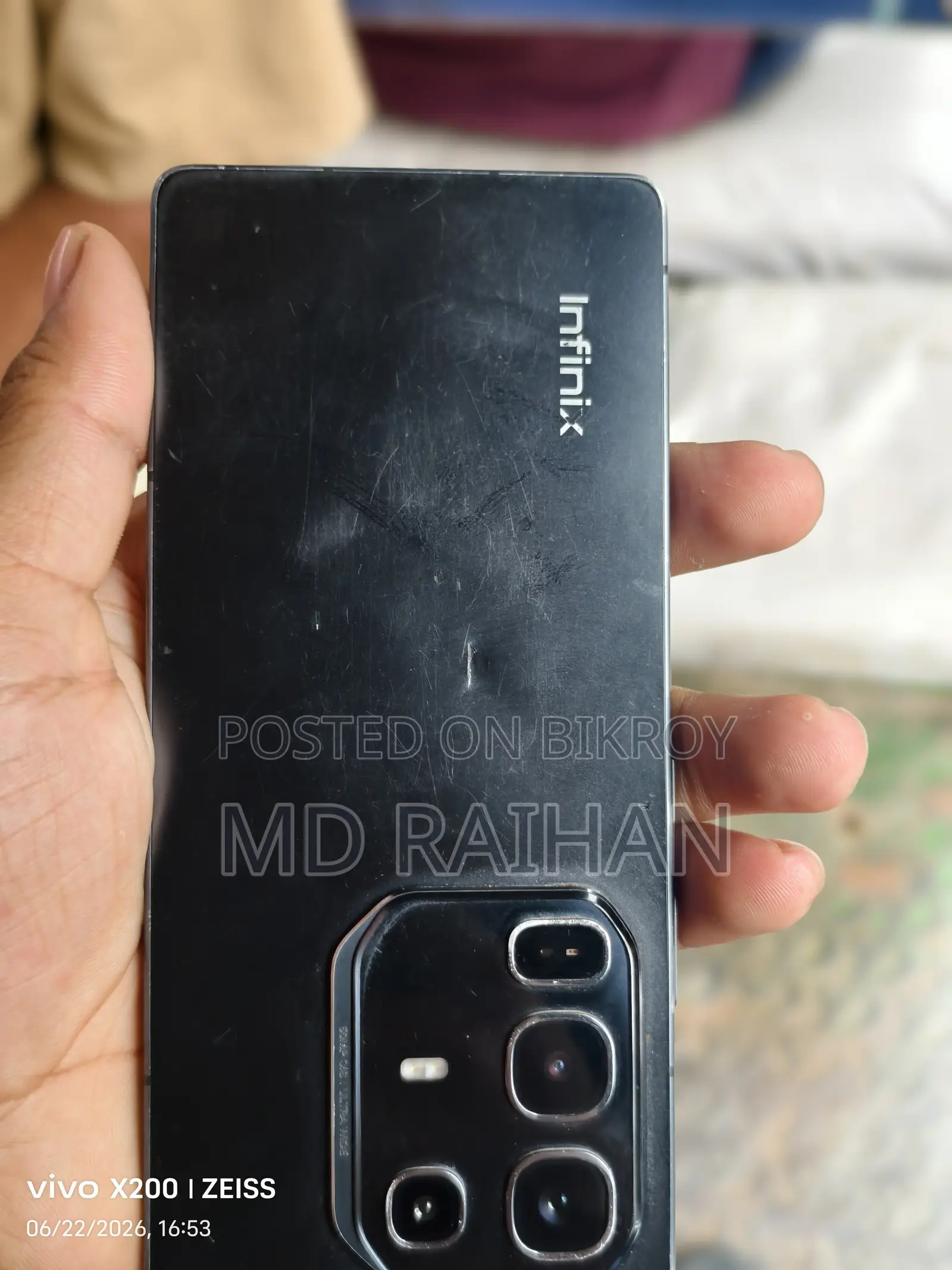 ইনফিনিক্স নোট ৫০ প্রো ২৫৬ জিবি ব্ল্যাক