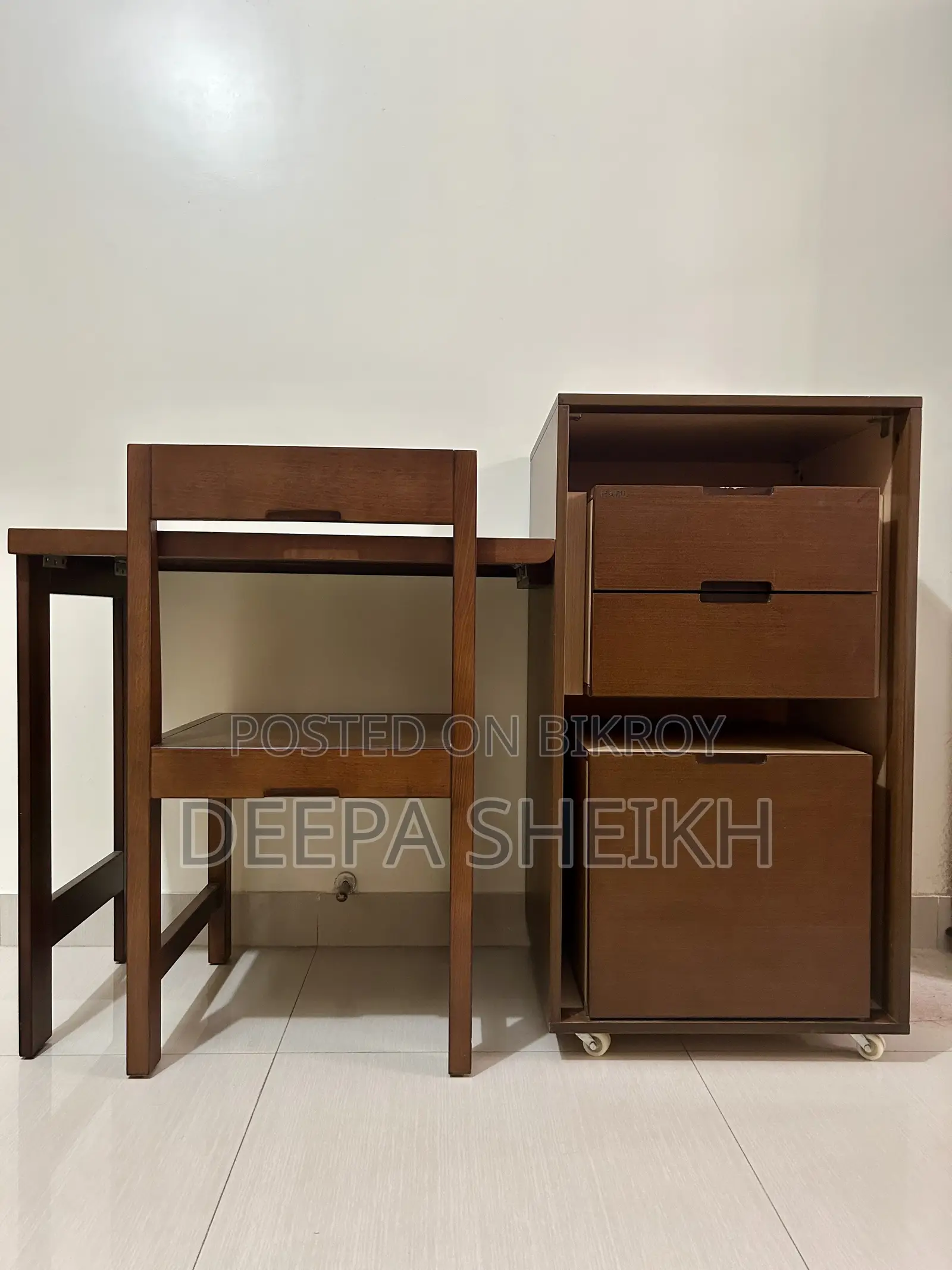 Original HATIL Dennis-101 Study Table Set (Table + Chair + Drawer Unit)