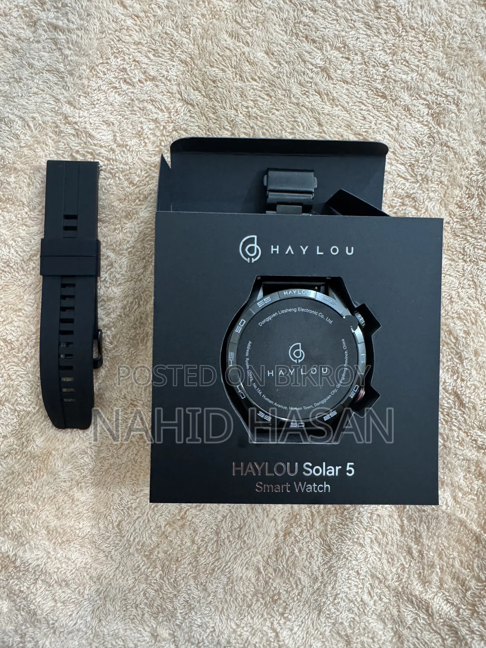 Haylou Solar 5 Smartwatch (Brand New)