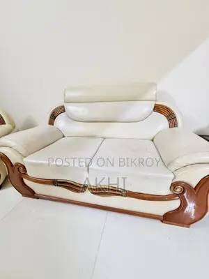 Pure Leather Sofa Set 3 Feet by 2.5 Feet