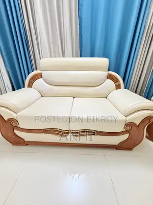 Pure Leather Sofa Set 3 Feet by 2.5 Feet