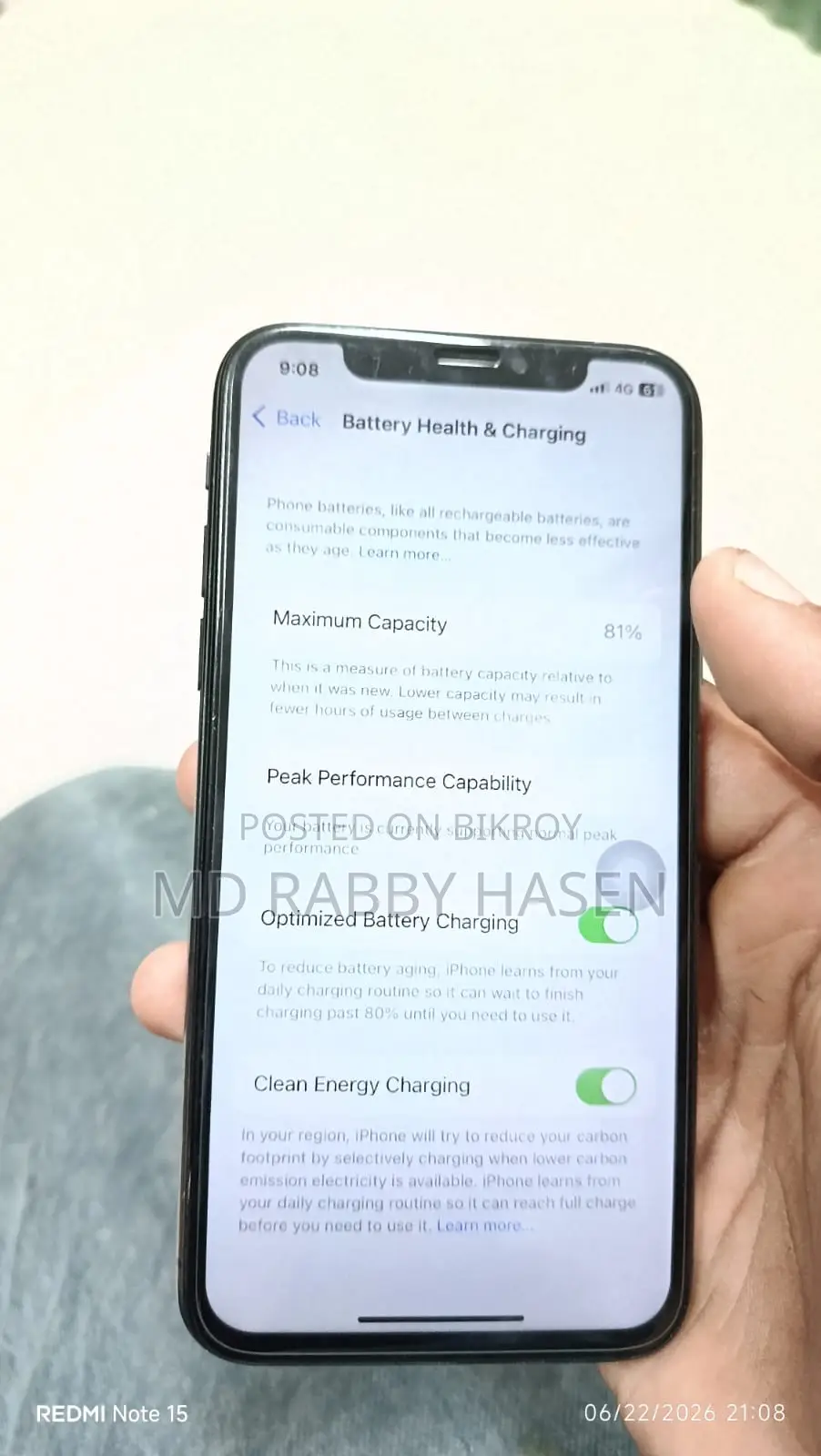 Apple iPhone X 64 GB Black