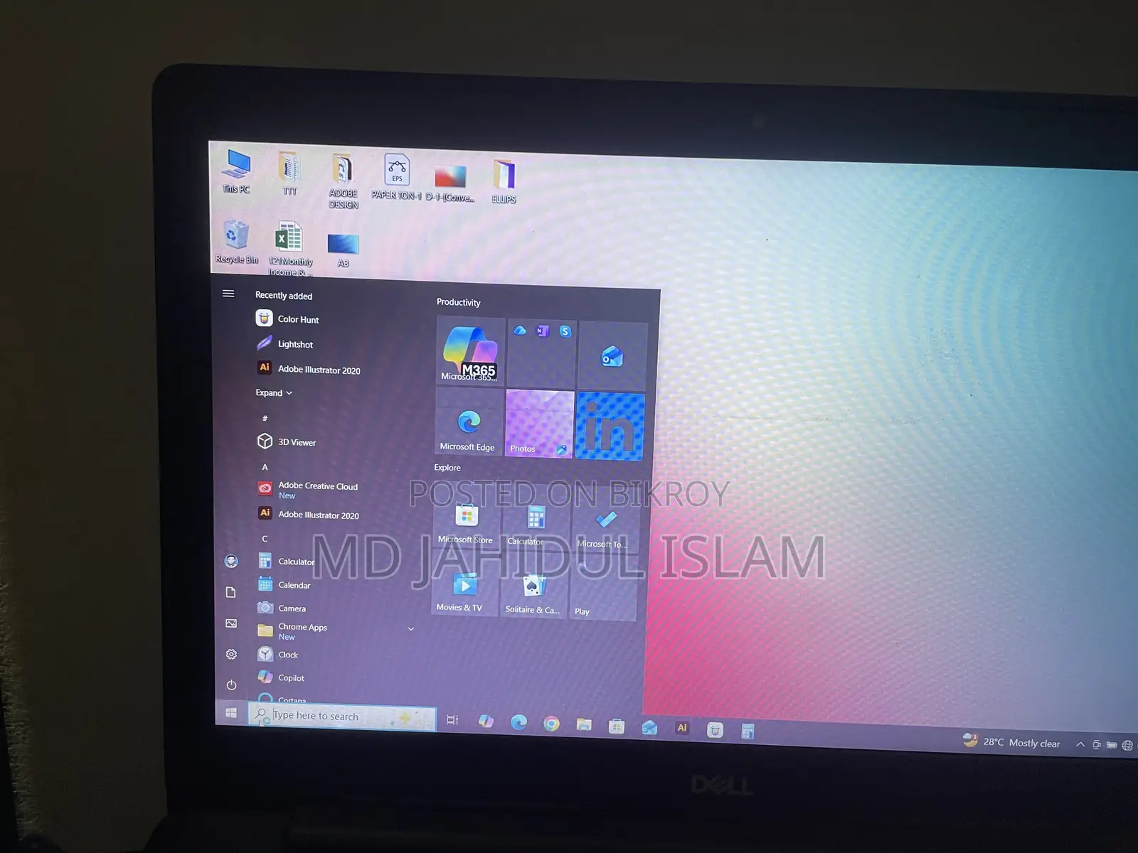 Laptop Dell Inspiron 15 4GB Intel Core I3 HDD+SSD 500GB