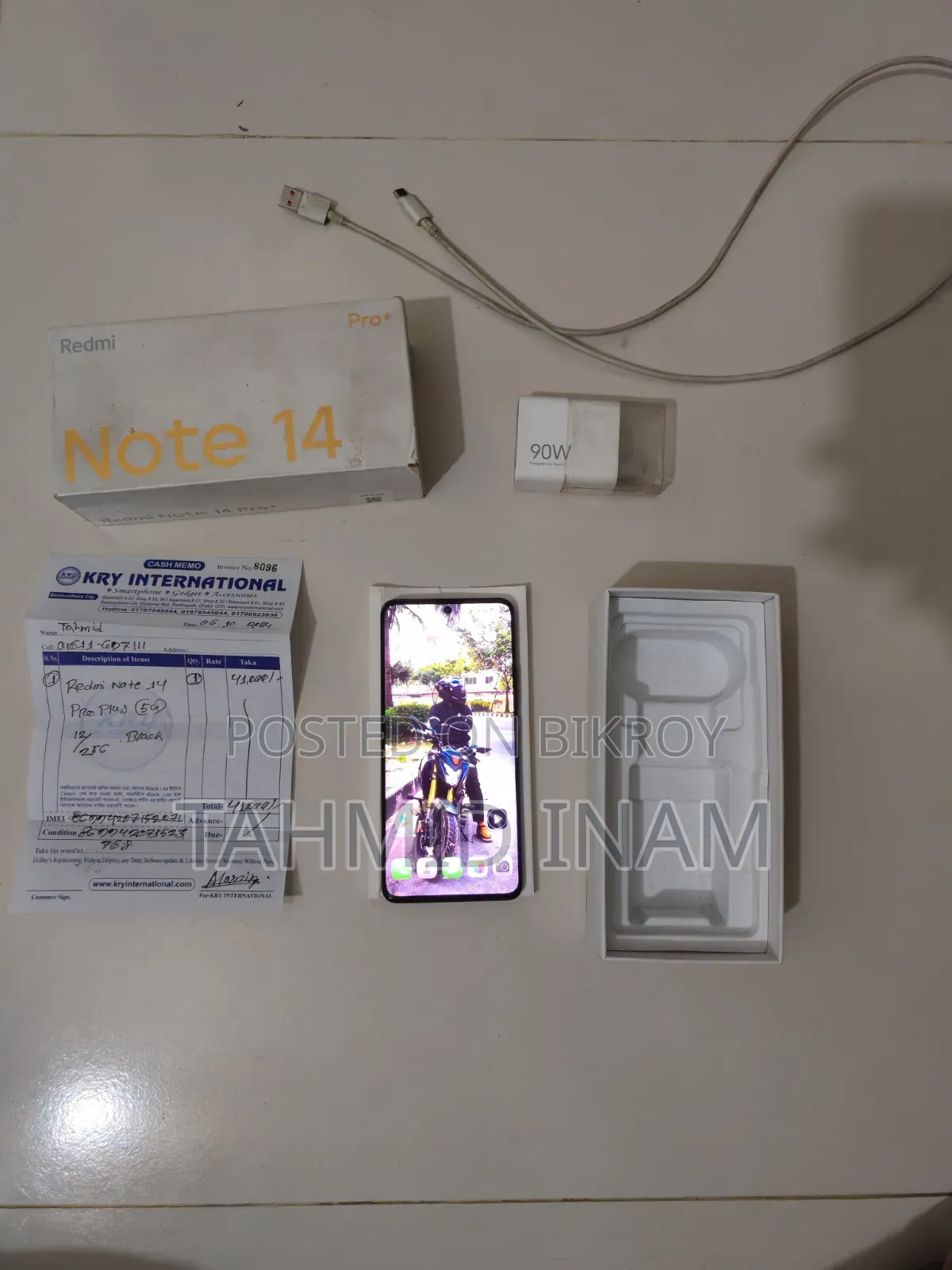 Xiaomi Redmi Note 14 Pro+ 5G 256 GB Black