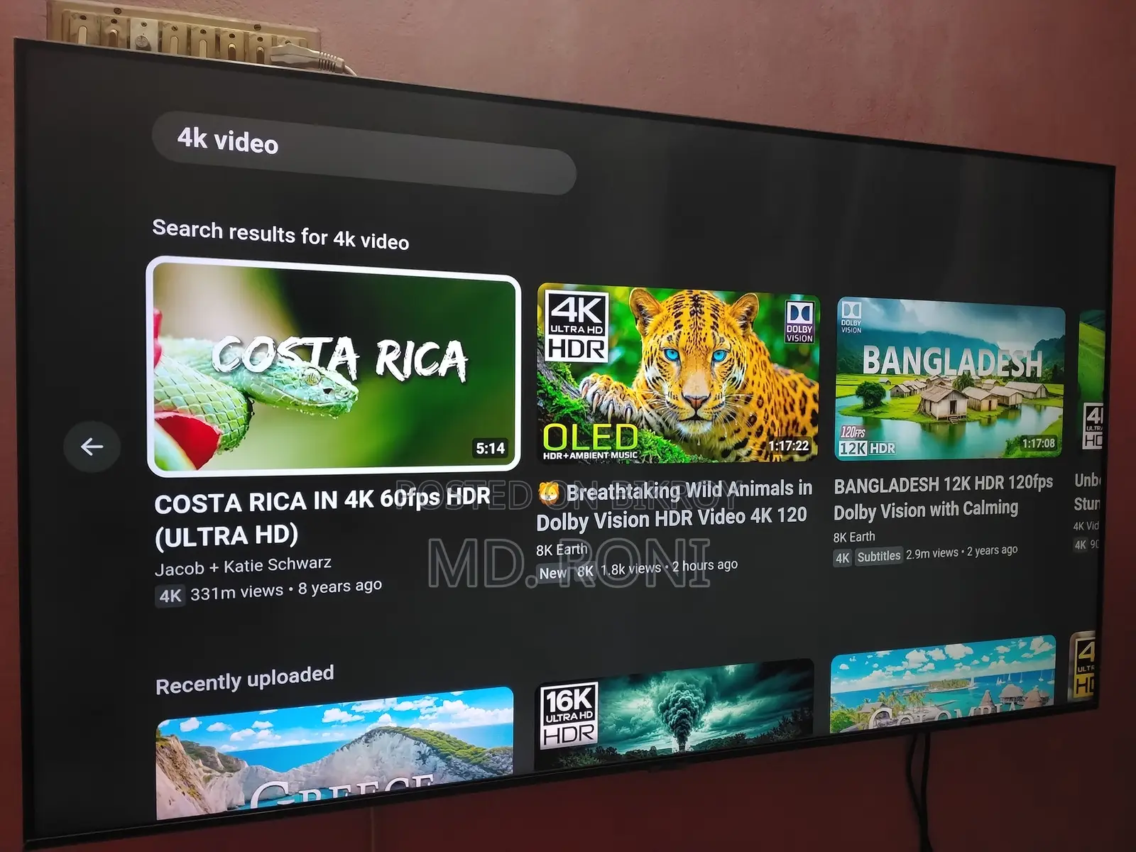 Samsung 55" Tv (55au7700)