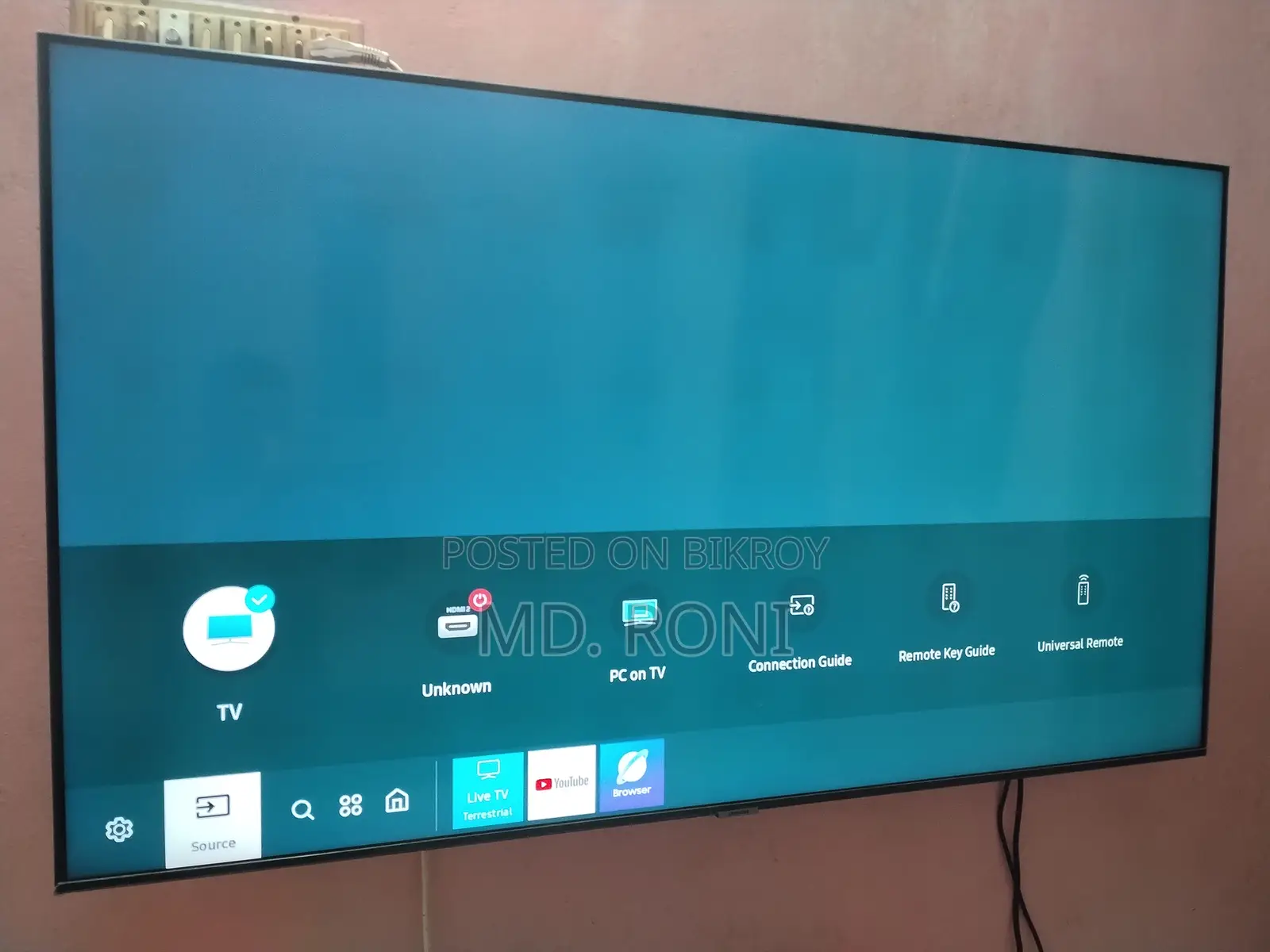 Samsung 55" Tv (55au7700)