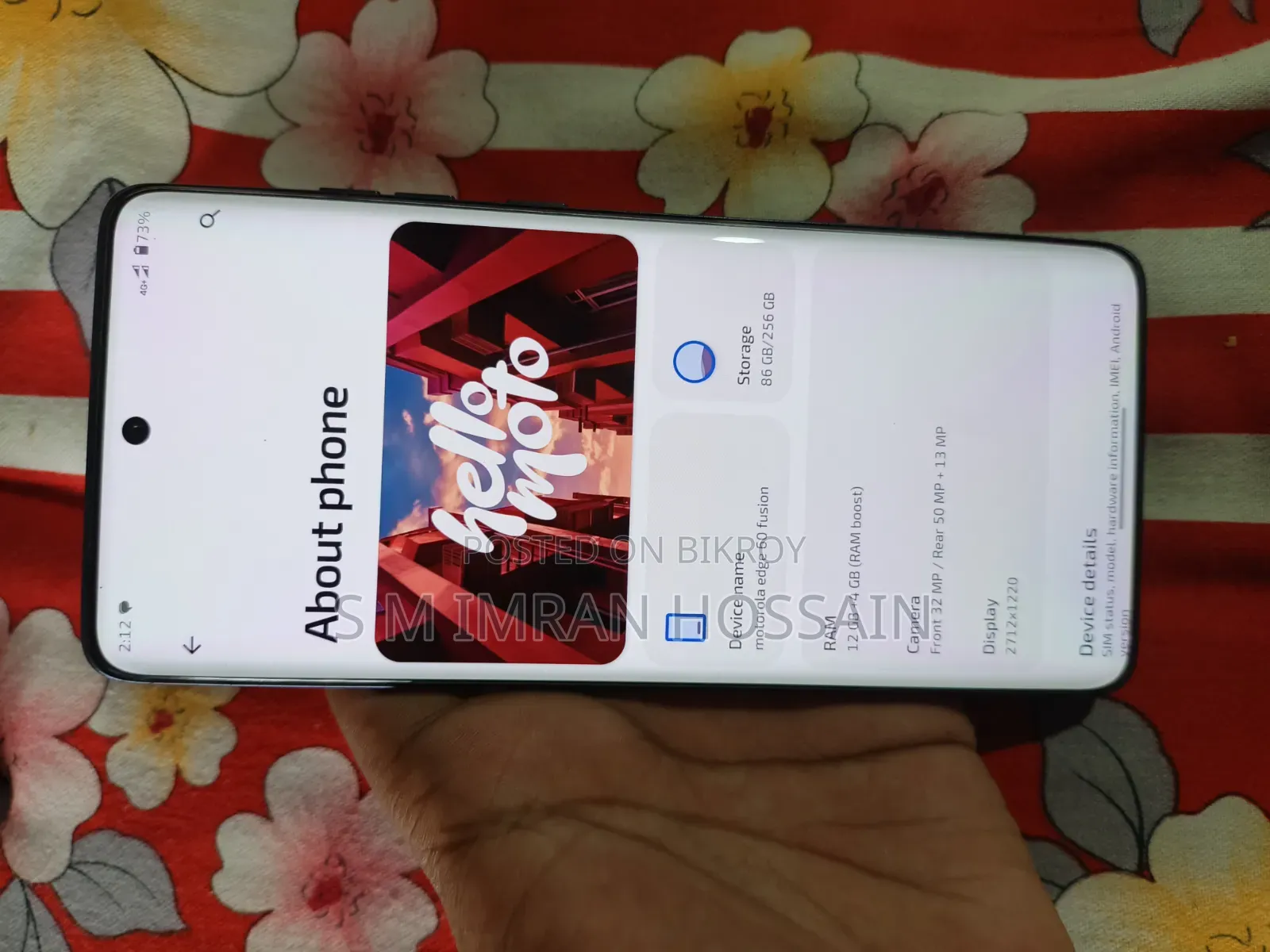 Motorola Edge 60 256 GB Gray