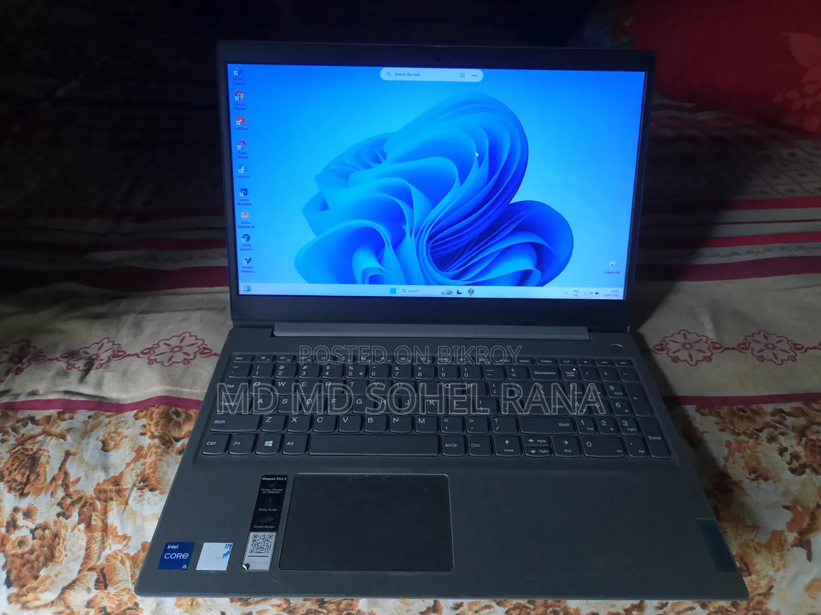 Laptop Lenovo Ideapad 3 8GB Intel Core I5 HDD 500GB