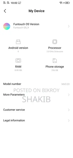 Vivo S1 128 GB Purple