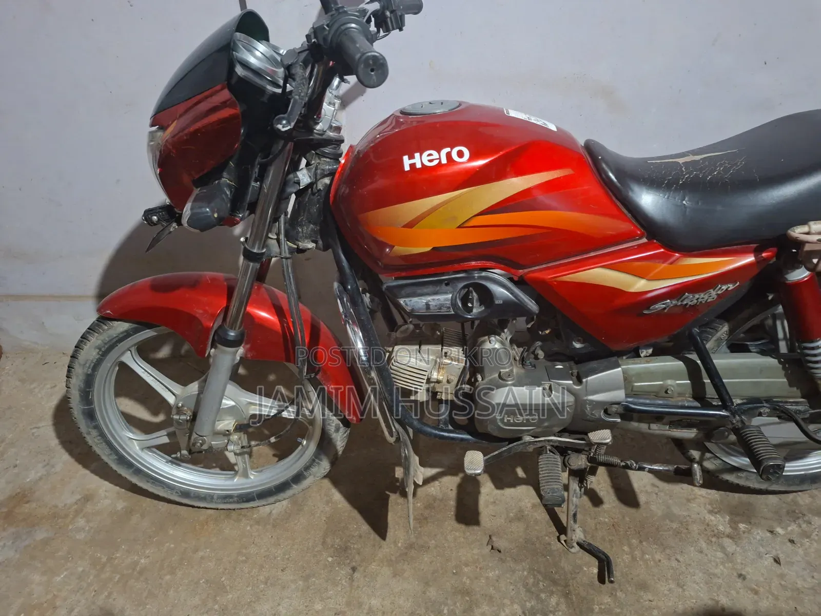 Hero Splendor Pro 2016 Red