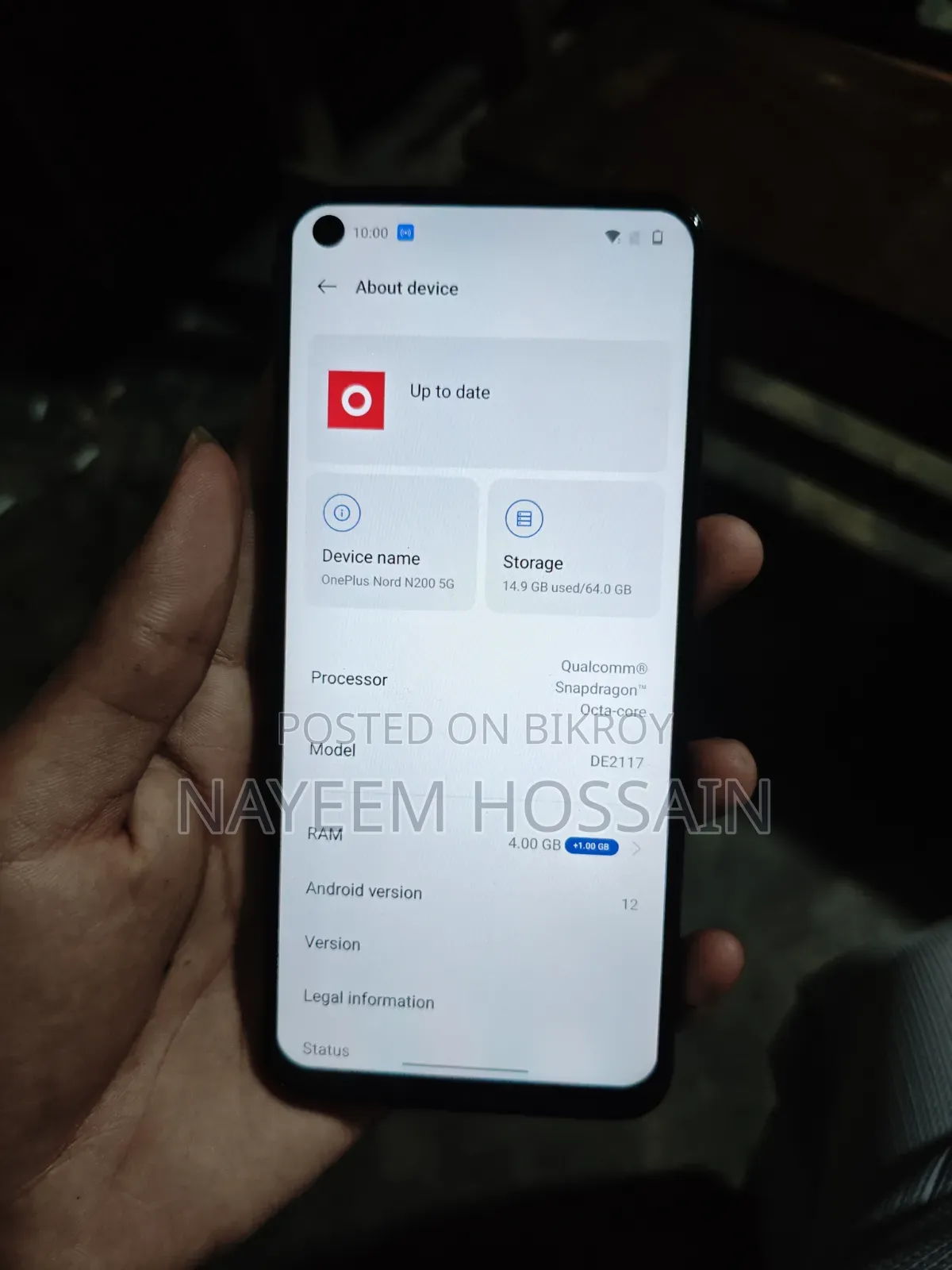 OnePlus Nord N200 5G 64 GB Blue