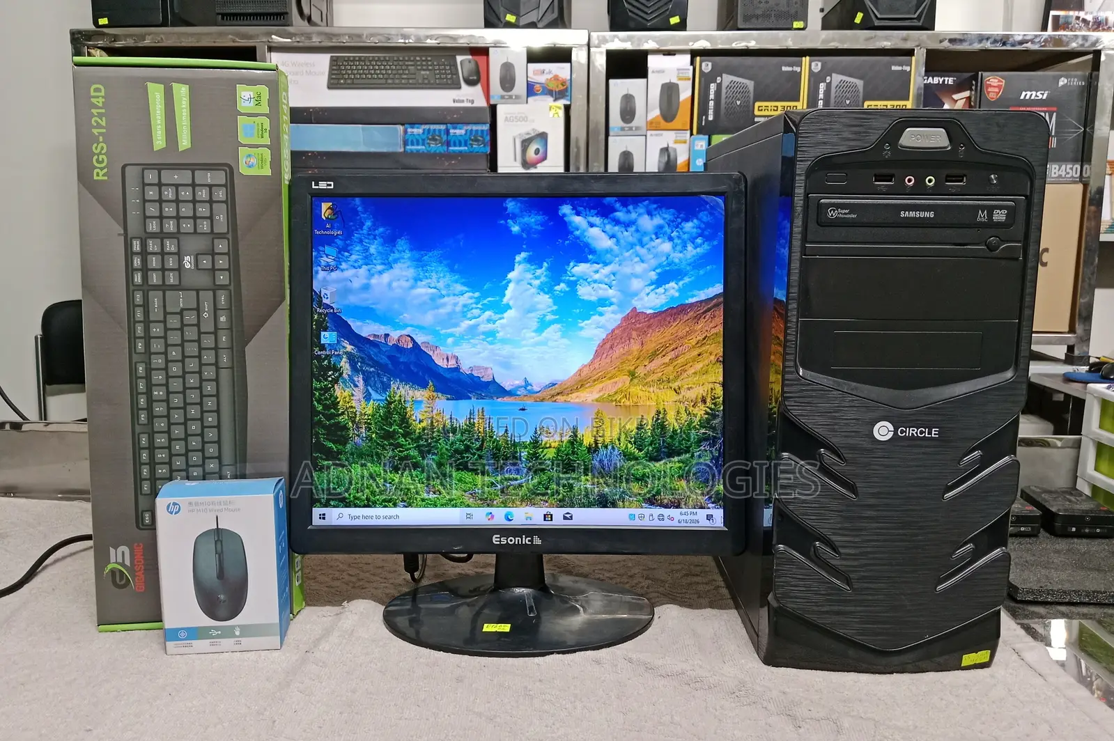 Desktop Computer 4GB Intel Core I3 HDD 500GB