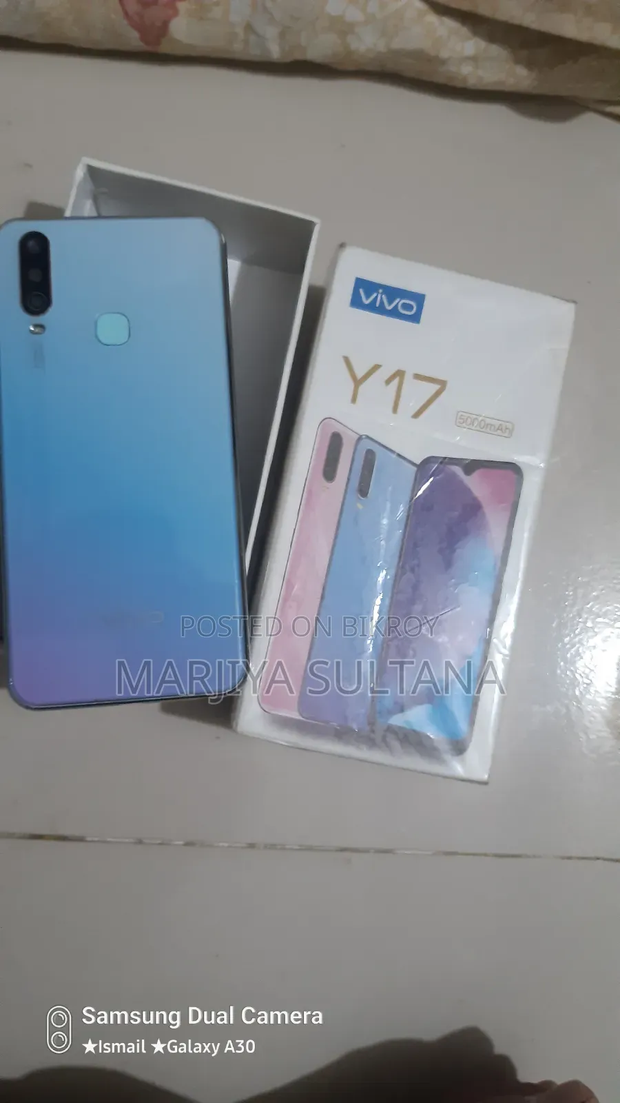 Vivo Y17 256 GB Blue