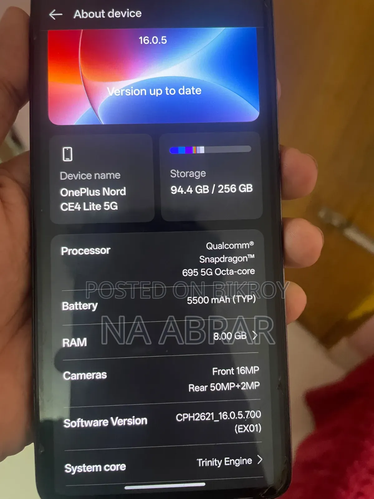 OnePlus Nord CE4 Lite 256 GB White
