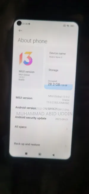 Xiaomi Redmi Note 9 128 GB Red