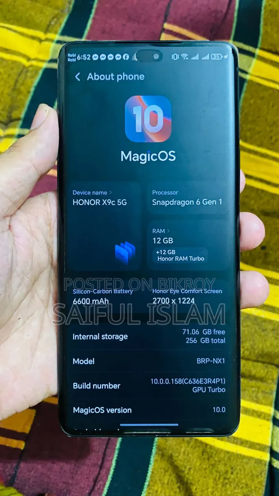 Honor X9c 256 GB Blue