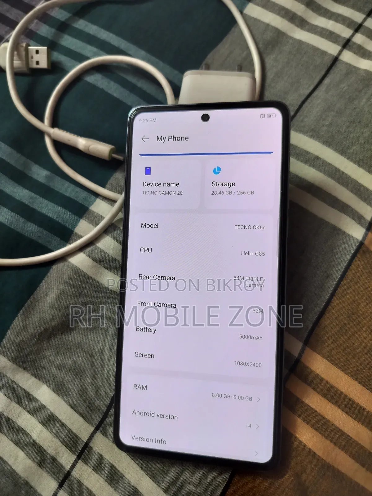 Tecno Camon 20 256 GB White