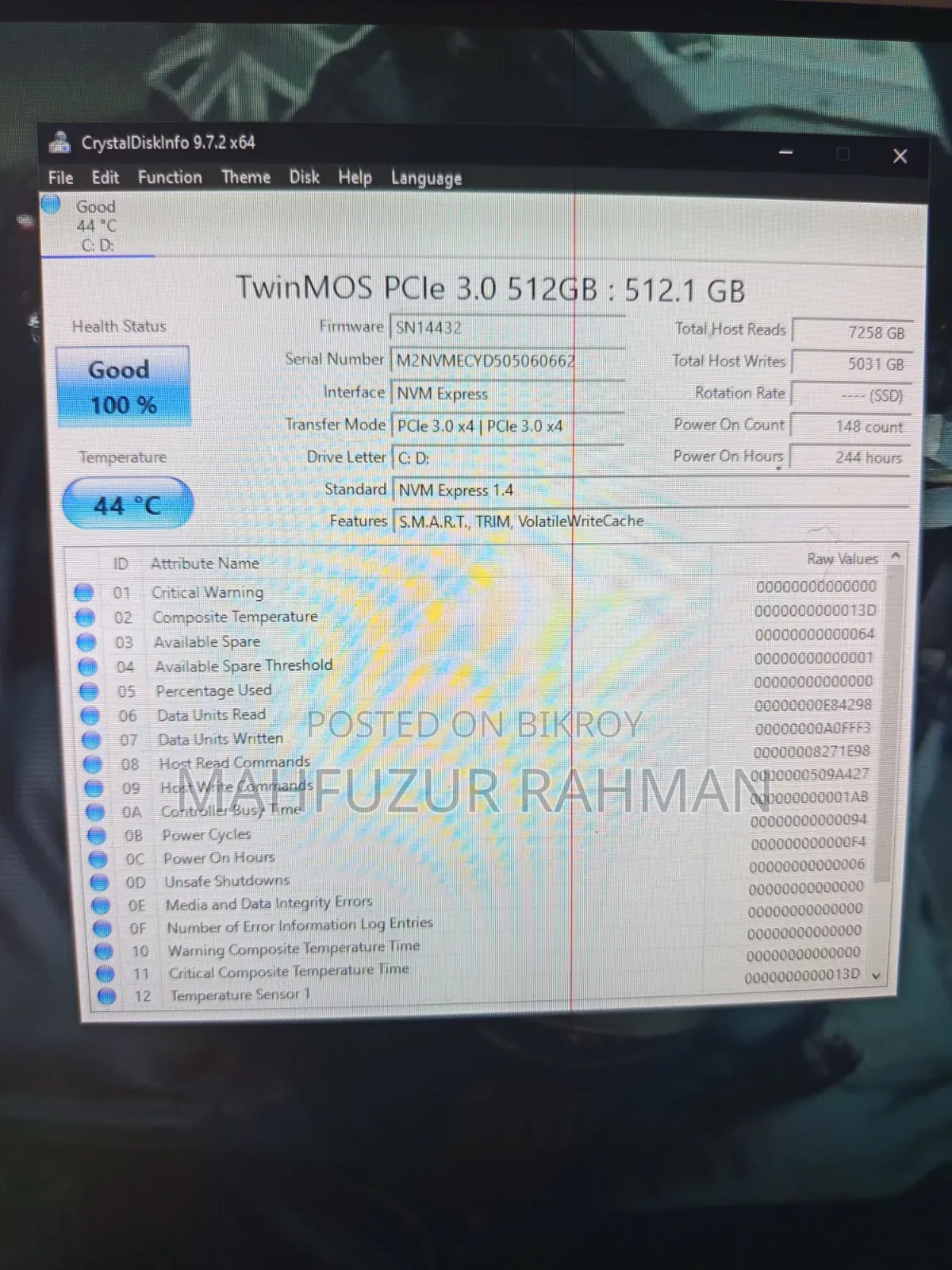 Desktop Computer 8GB AMD Ryzen 5 SSD 512GB