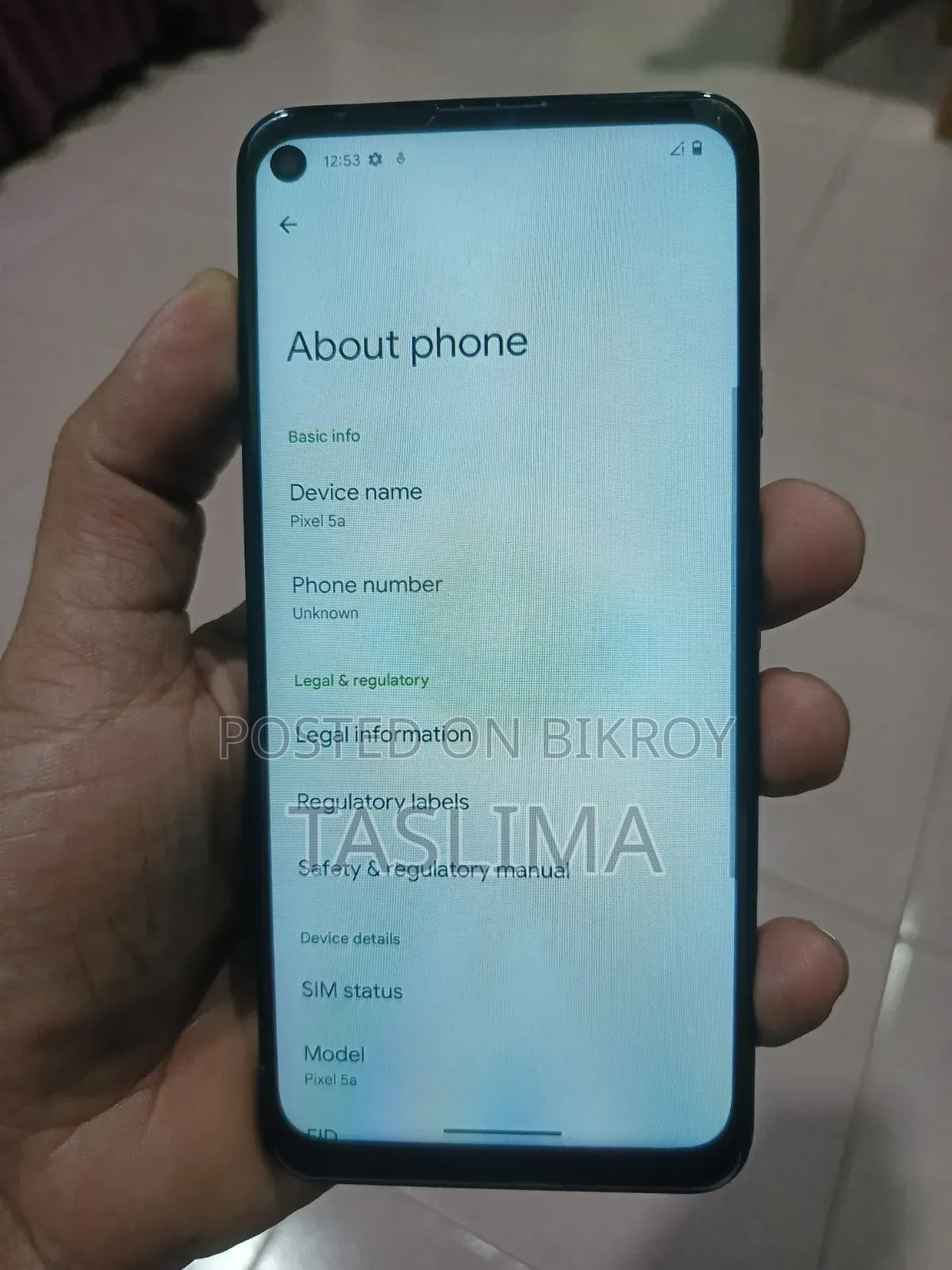 Google Pixel 5 128 GB Blue