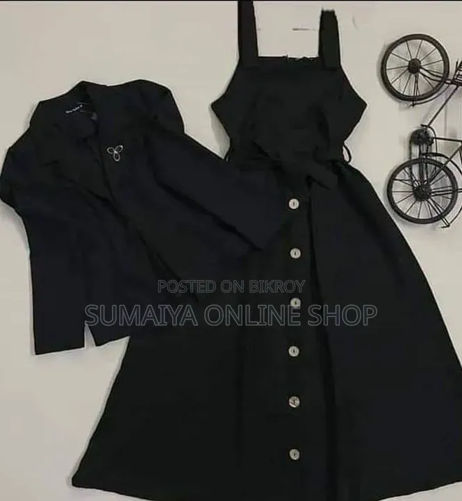 Western Denim Style Ladies Blazer Gown Tops