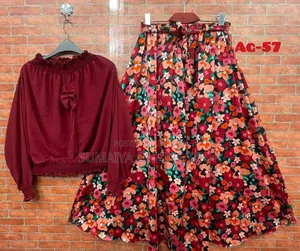 Western Denim Style Ladies Blazer Gown Tops