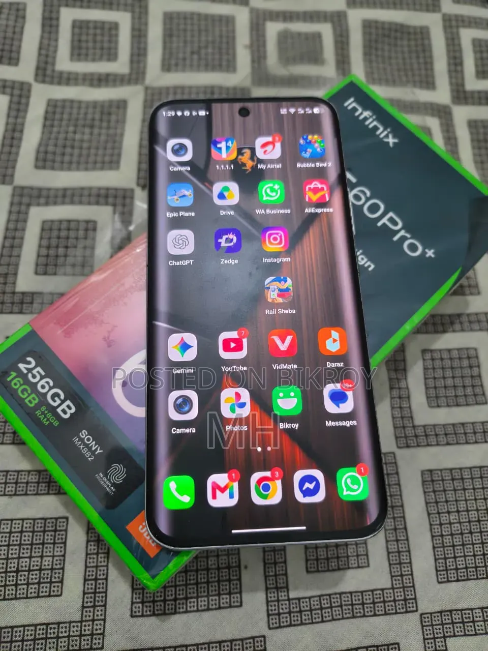 Infinix Hot 60 Pro+ 256 GB Silver