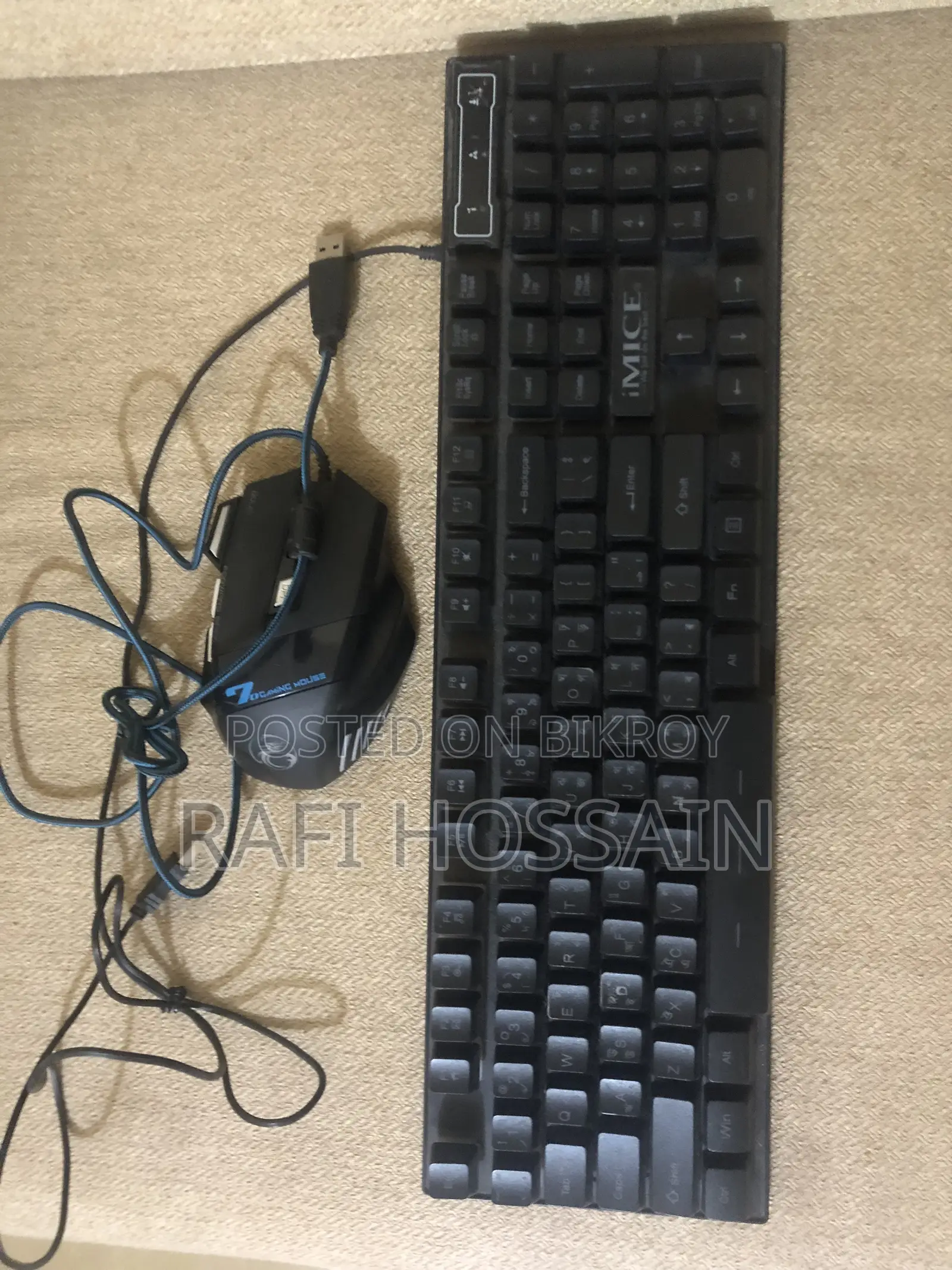 Imice AN300 RGB Keyboard + Mouse Combo for Gaming
