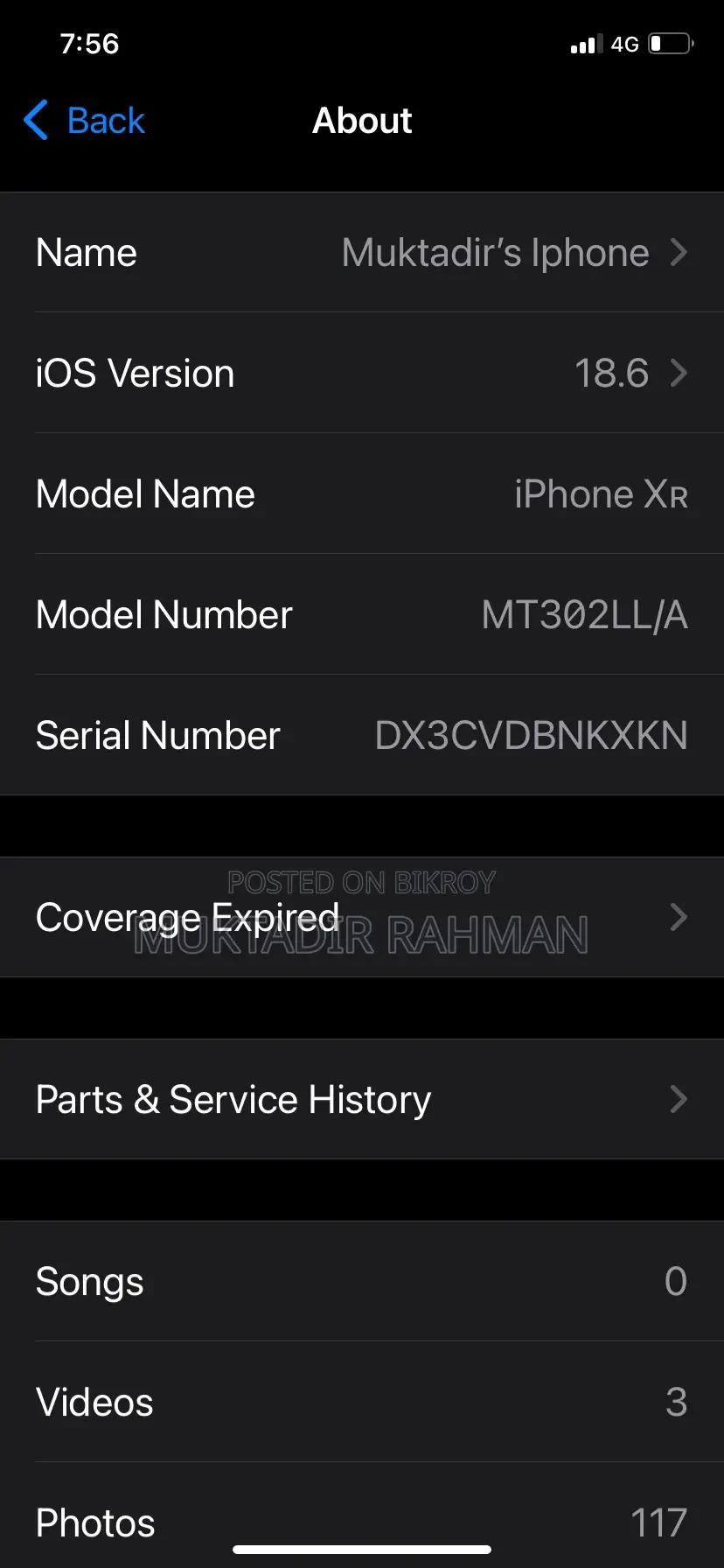 Apple iPhone XR 64 GB Black