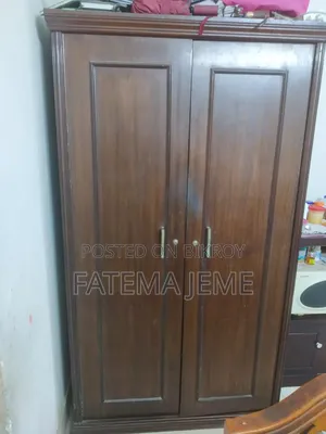 Almirah Black Colour Malaysian Wood