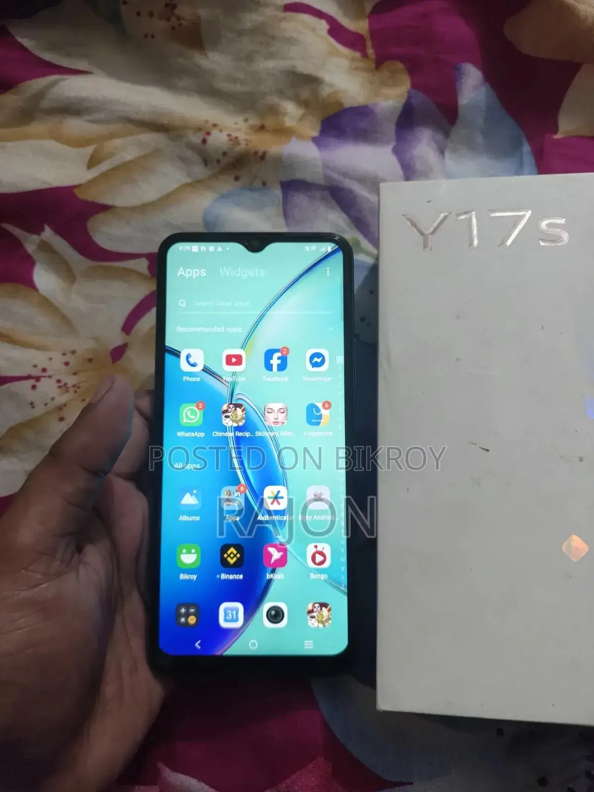 Vivo Y17 128 GB Black