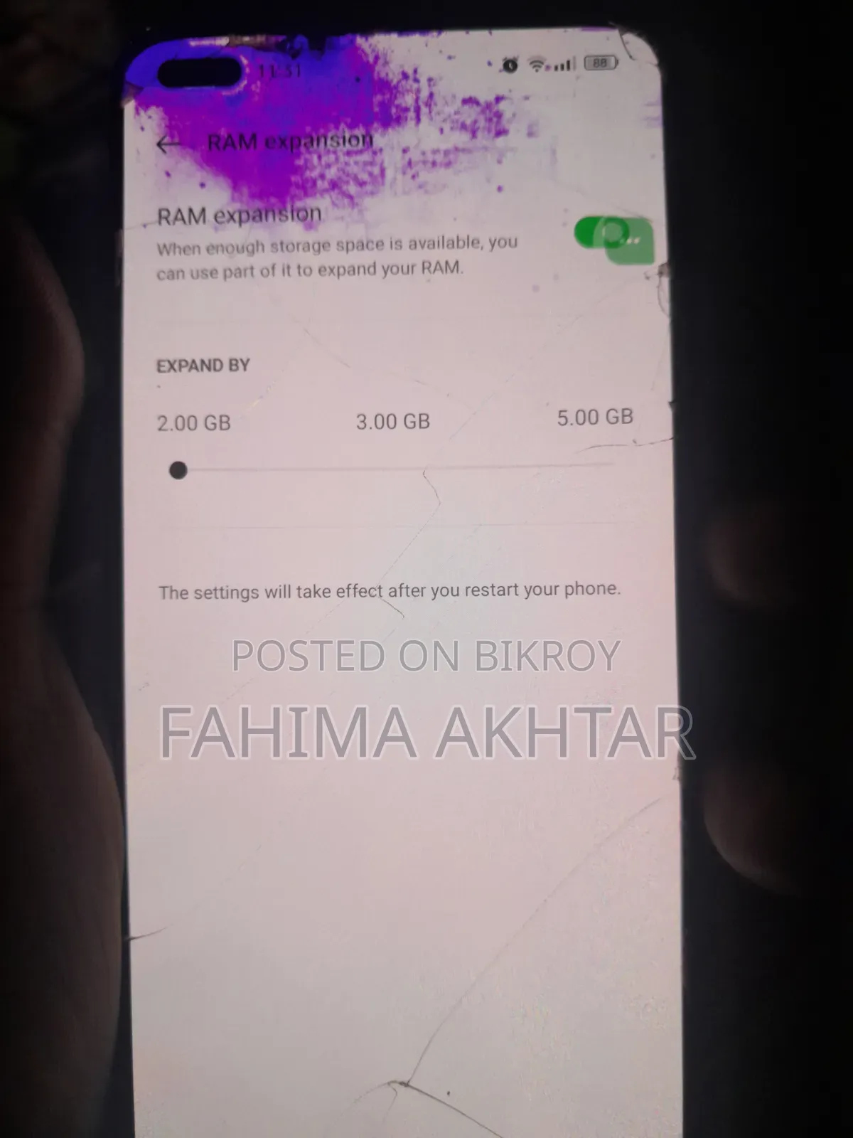 Oppo Reno4 128 GB Blue