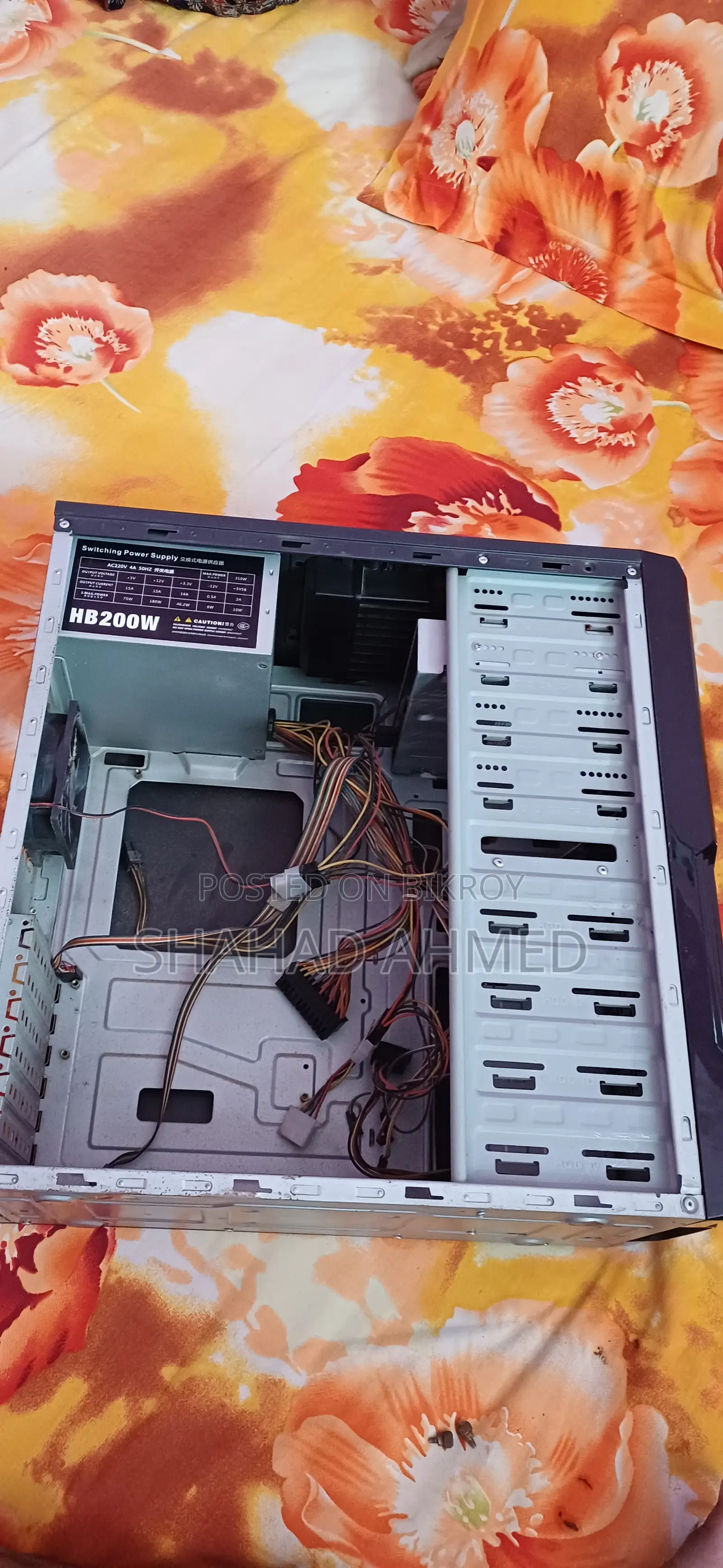 Low Budget Used Desktop Casing (Including Dvd Writer + Psu)