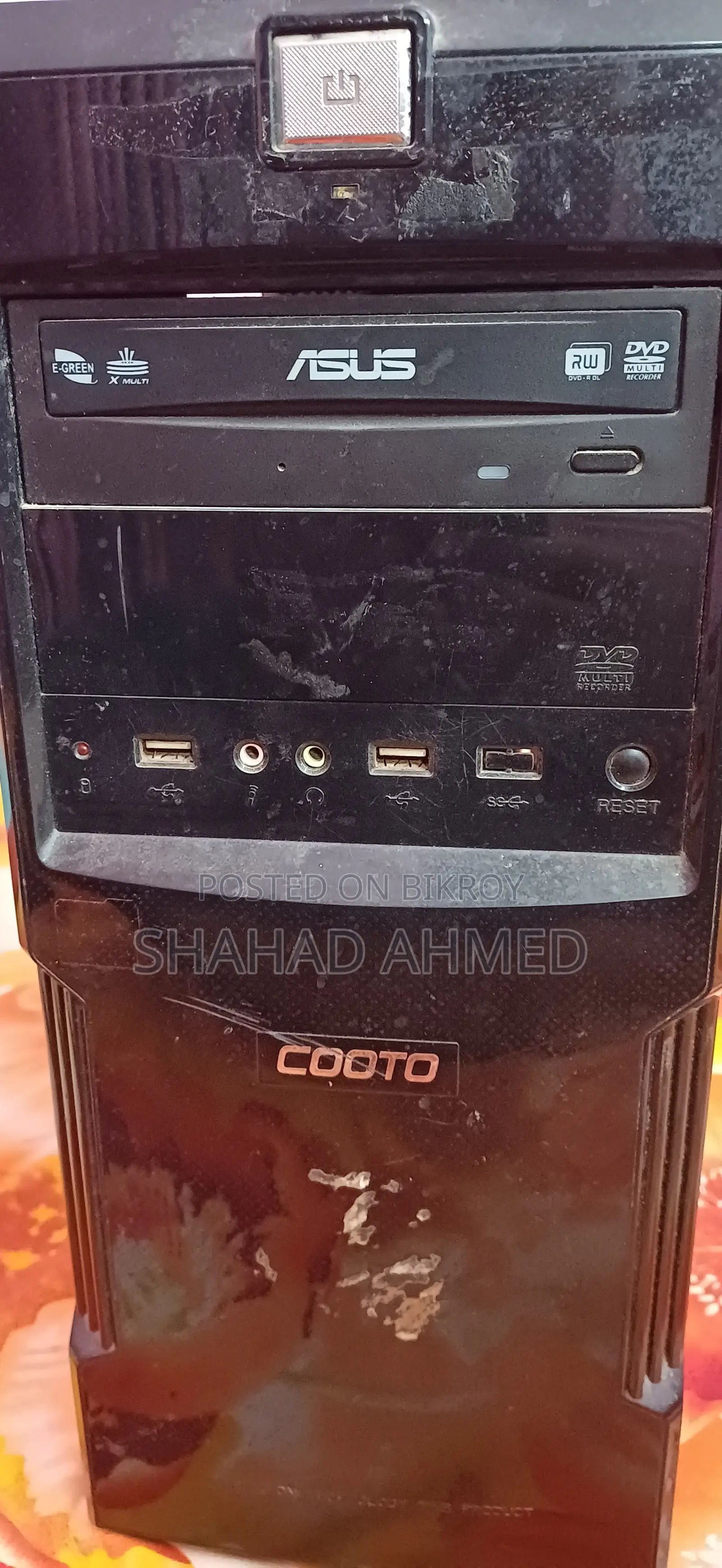 Low Budget Used Desktop Casing (Including Dvd Writer + Psu)