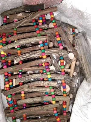 Hanging ladder for birds (made of tree branches) - 1 piece