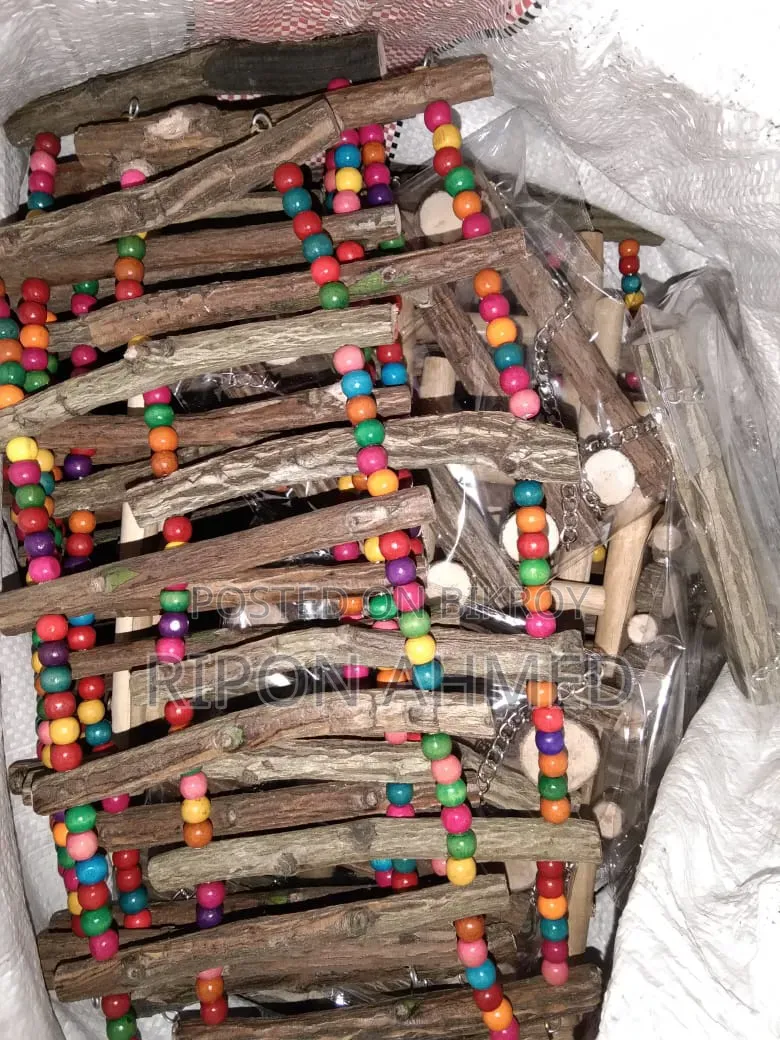 Hanging ladder for birds (made of tree branches) - 1 piece