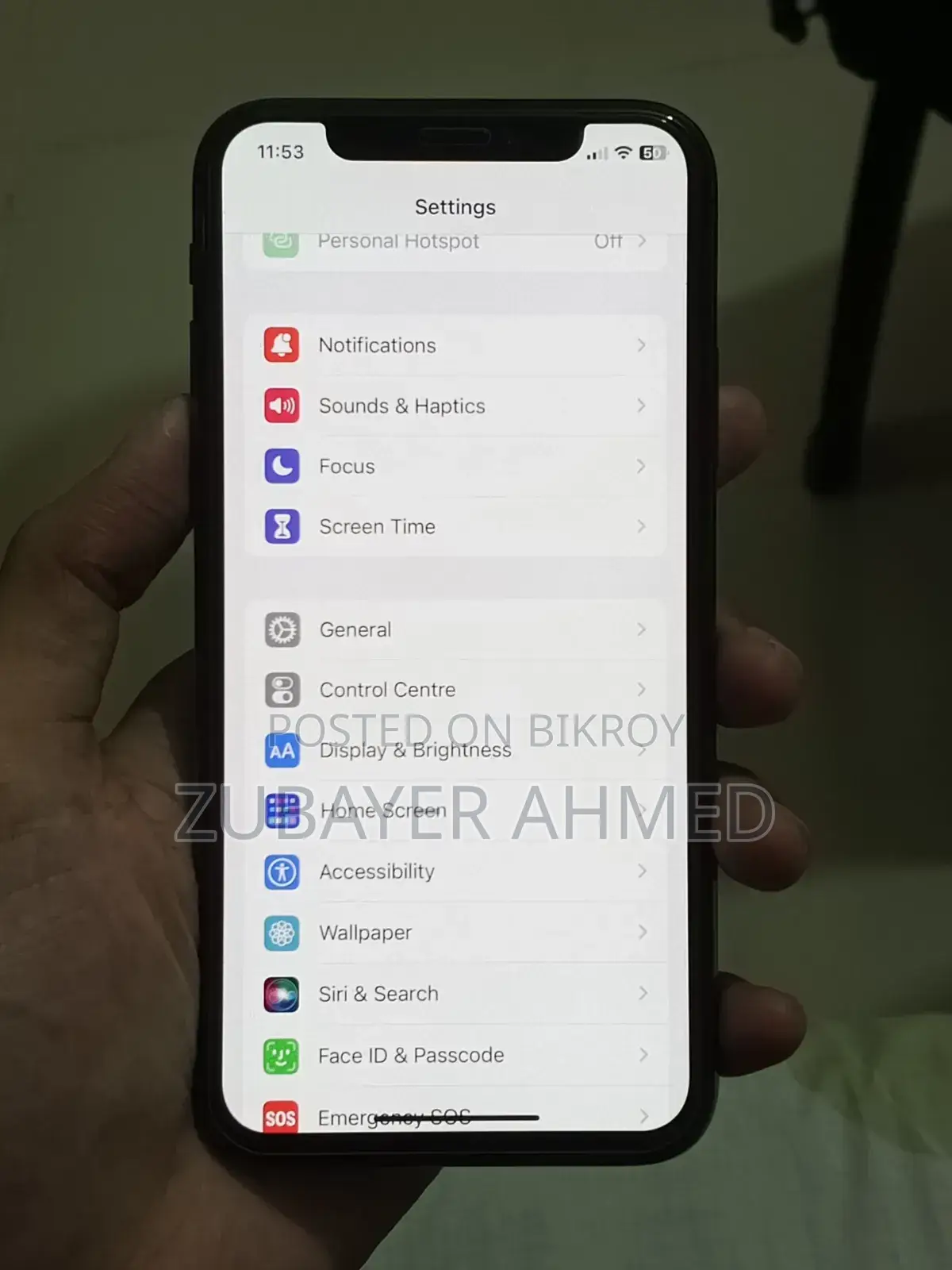 Apple iPhone X 64 GB Black