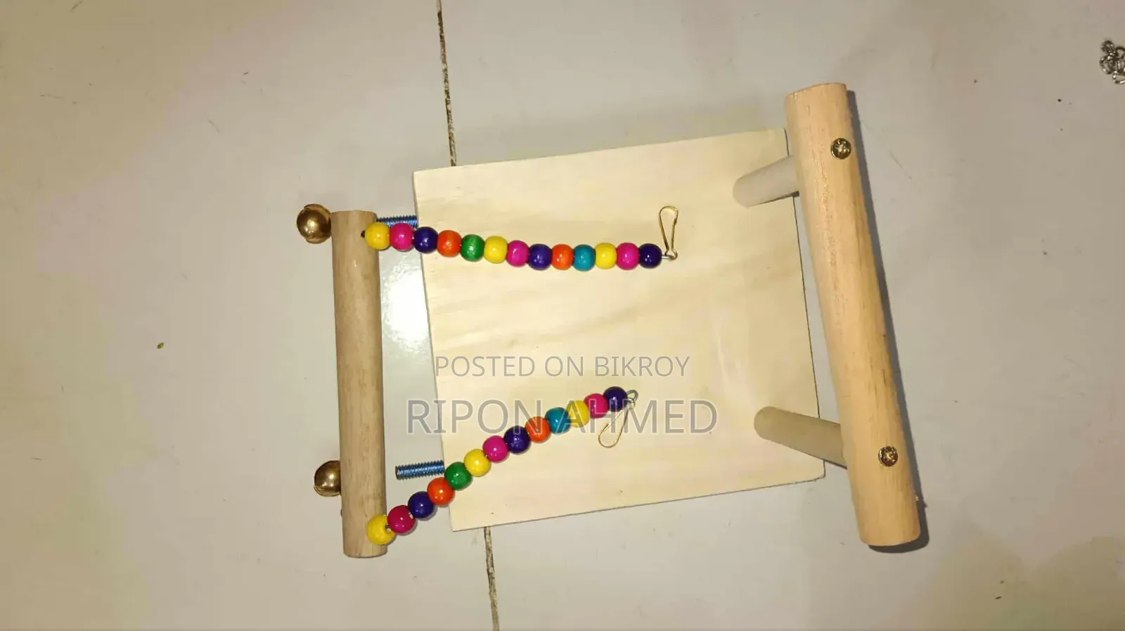 Toy set for birds (with platform) - 1 pc