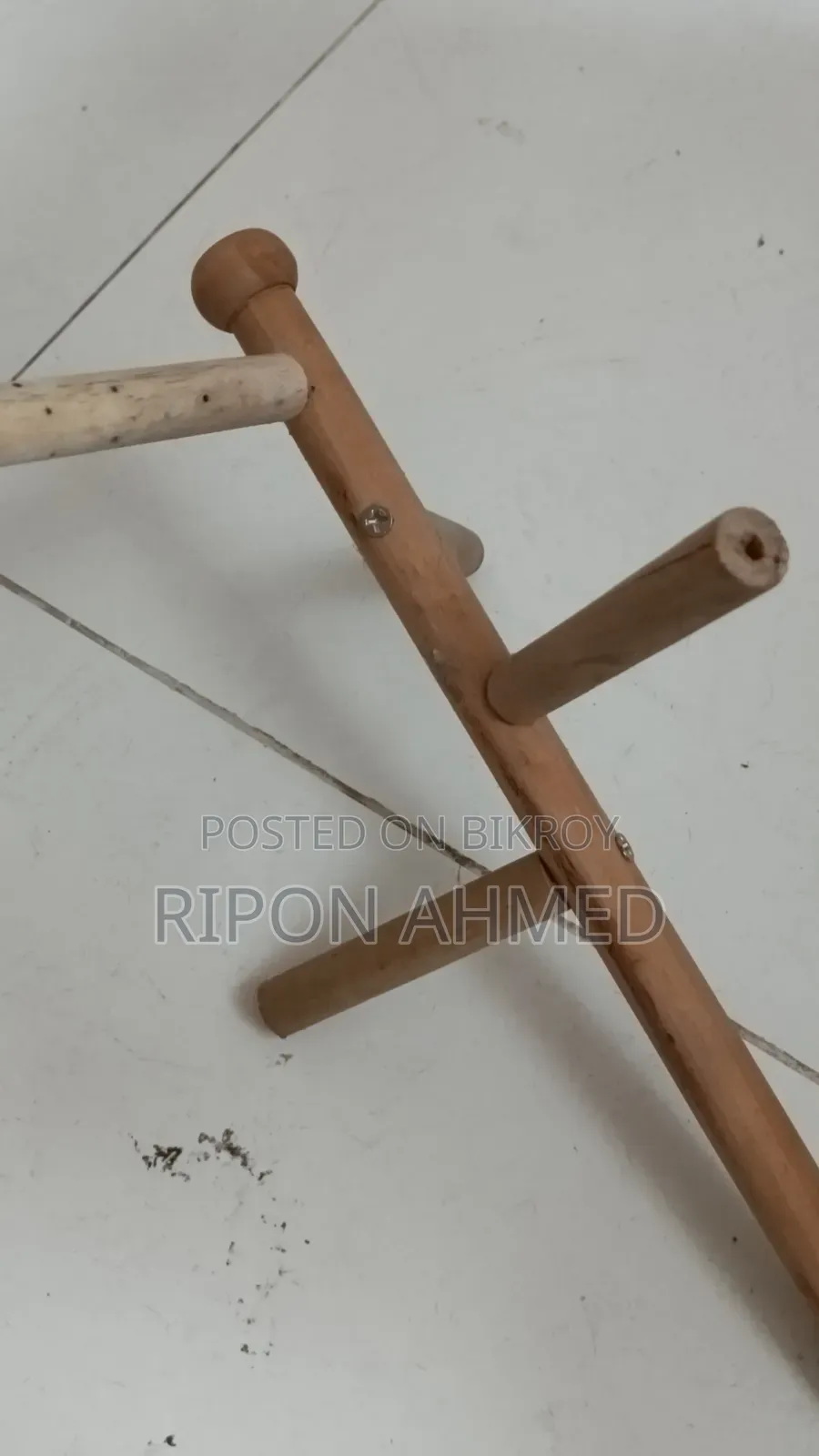 Toy set for birds (perch stand) - 1 pc